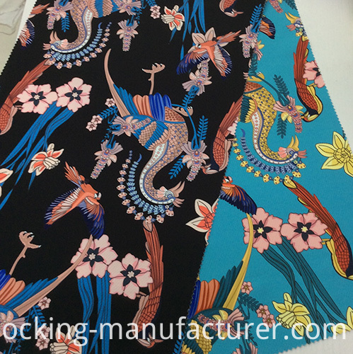 Printed Polyester Thick Twill Fabric for Garments and Home Textiles